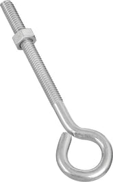 National Hardware N221-234 Eye Bolt, 5/16-18 Thread, 3 in L Thread, 3/4 in ID Dia Eye, 3.72 in L Shank, Steel, Zinc